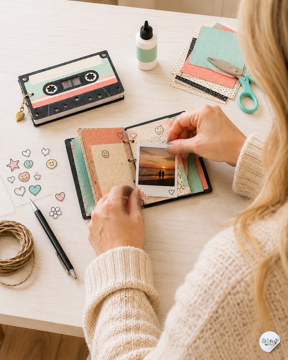 Cassette Tape Flipbook Gift - A Retro Mini Memory Book You