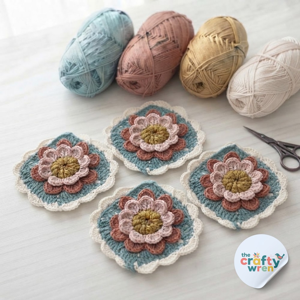 Water Lily Crochet Flower Blanket Pattern - A Petal - By -
