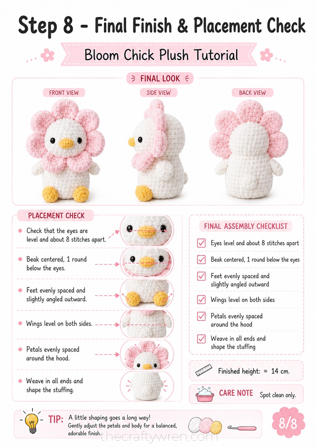 Crochet Flower Duck Amigurumi - My Bloom Chick Tutorial,