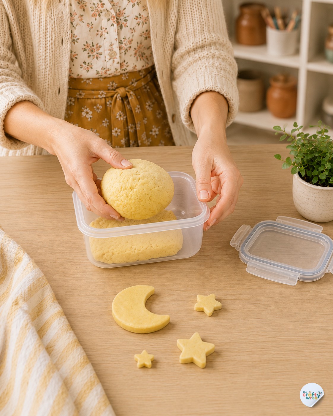 How To Make Moon Dough - A Soft, Squeezable Sensory Recipe