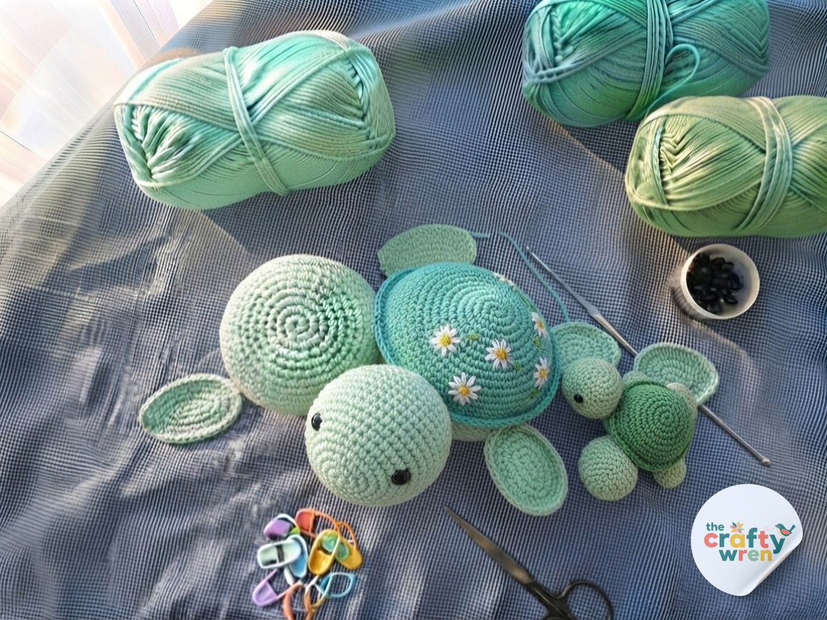 No - Sew Crochet Sea Turtle Plushie - A Slip - Stitch