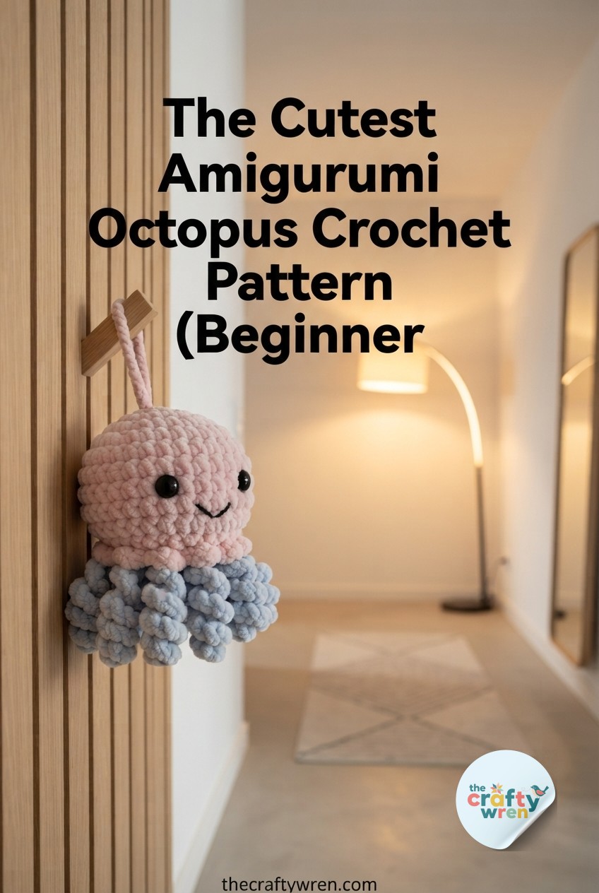 The Cutest Amigurumi Octopus Crochet Pattern (Beginner)