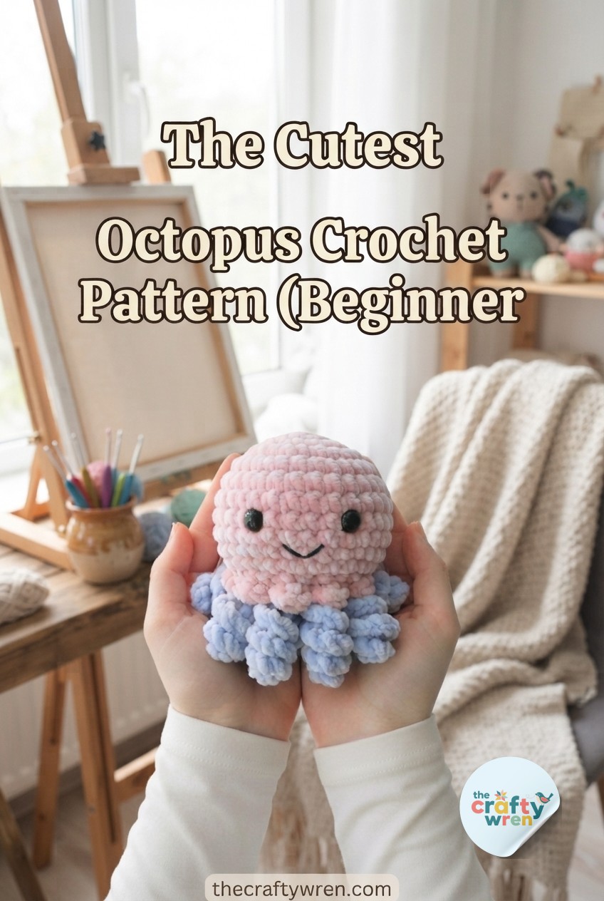 The Cutest Amigurumi Octopus Crochet Pattern (Beginner -
