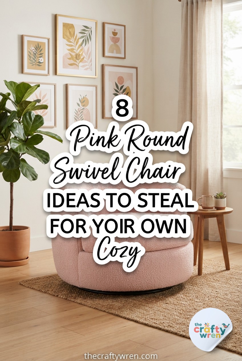 8 Pink Round Swivel Chair Ideas To Steal For Your Own Cozy