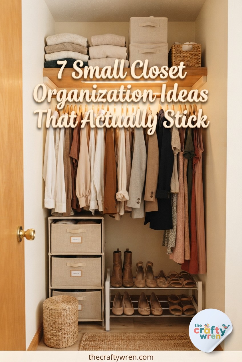 7 Small Closet Organization Ideas That Actually Stick