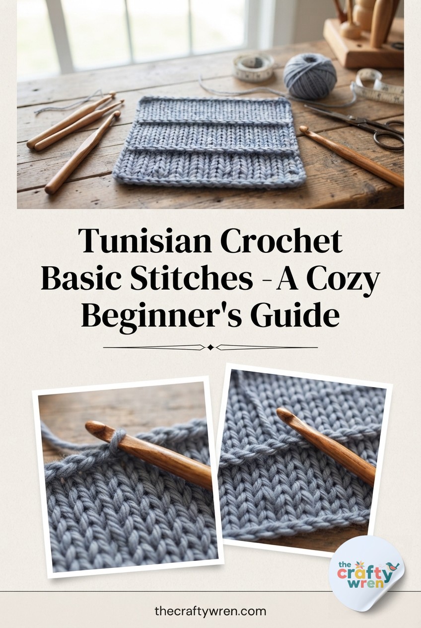 Tunisian Crochet Basic Stitches - A Cozy Beginner's Guide