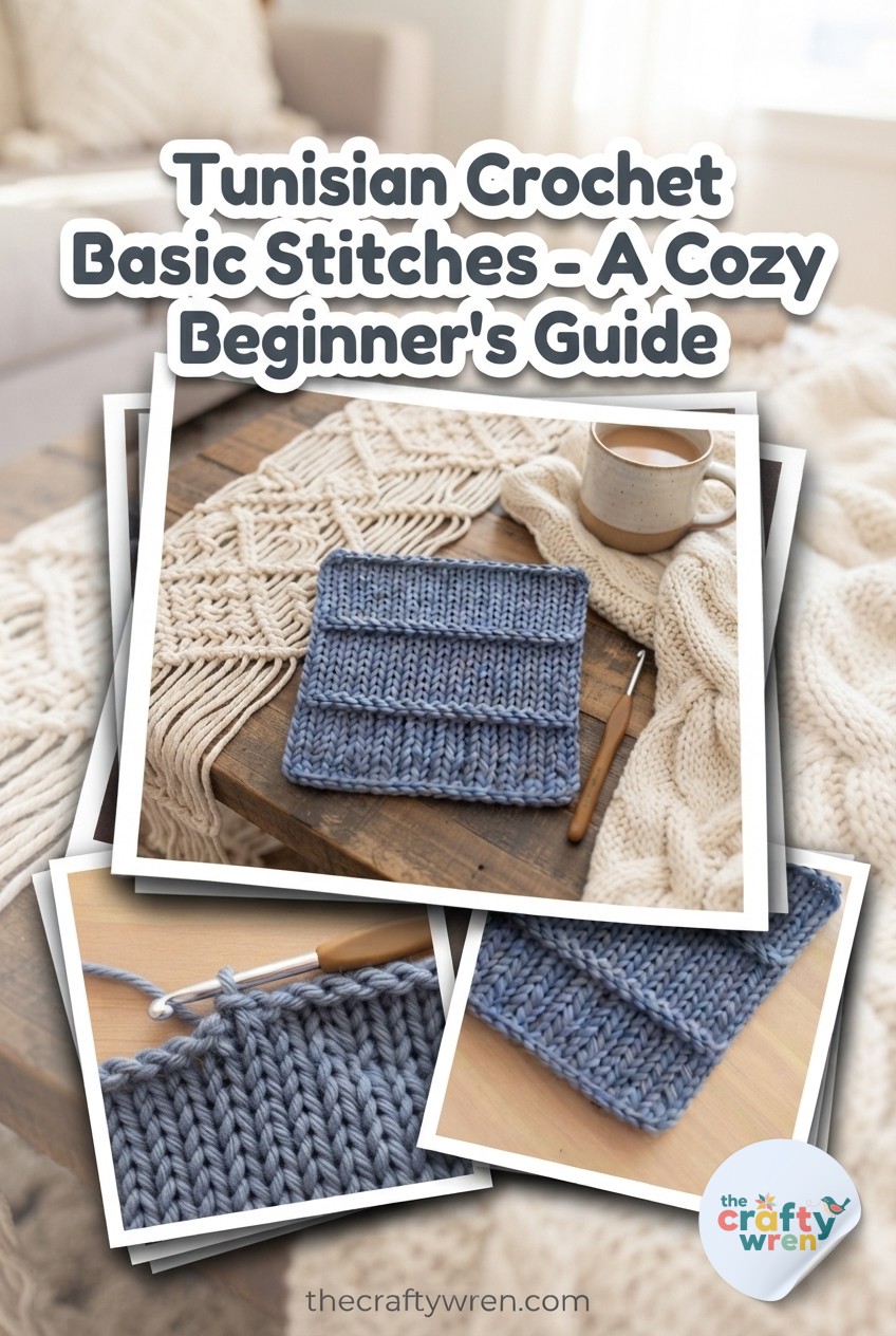 Tunisian Crochet Basic Stitches - A Cozy Beginner's Guide
